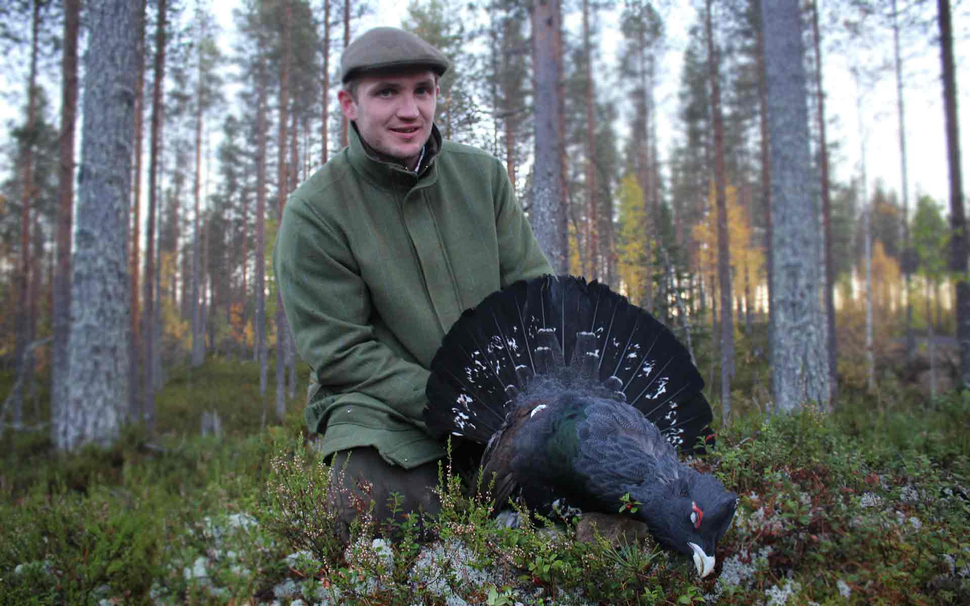 Capercaillie,-blackgrouse,-hazelgrouse-and-fieldfare-Wildmark-Hunting-in-Finland